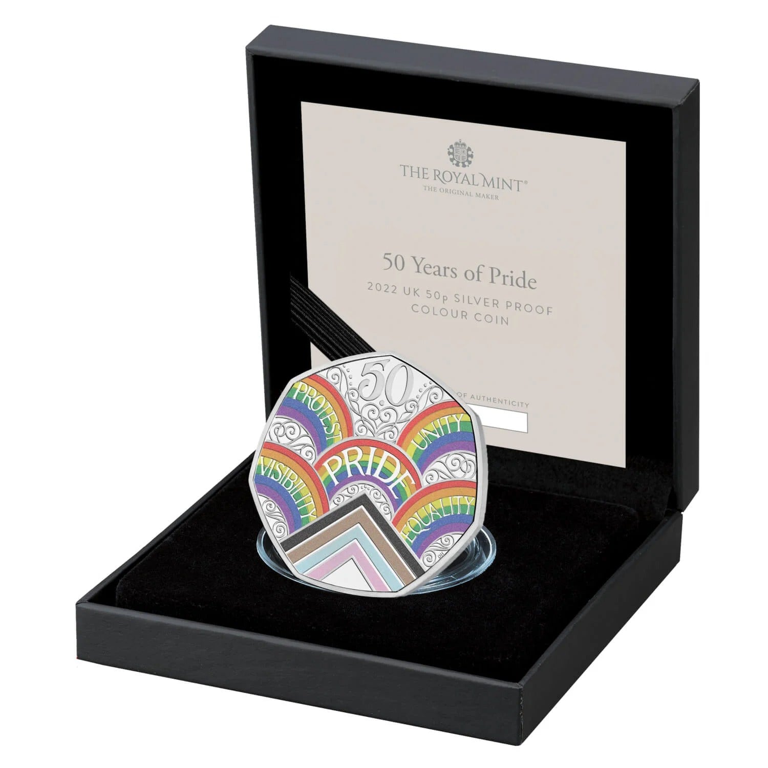 Commemorative 50 Years of Pride 50p Silver Proof Coin