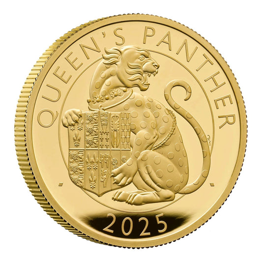 The Royal Tudor Beasts The Queen’s Panther 2025 UK 2oz Gold Proof Coin