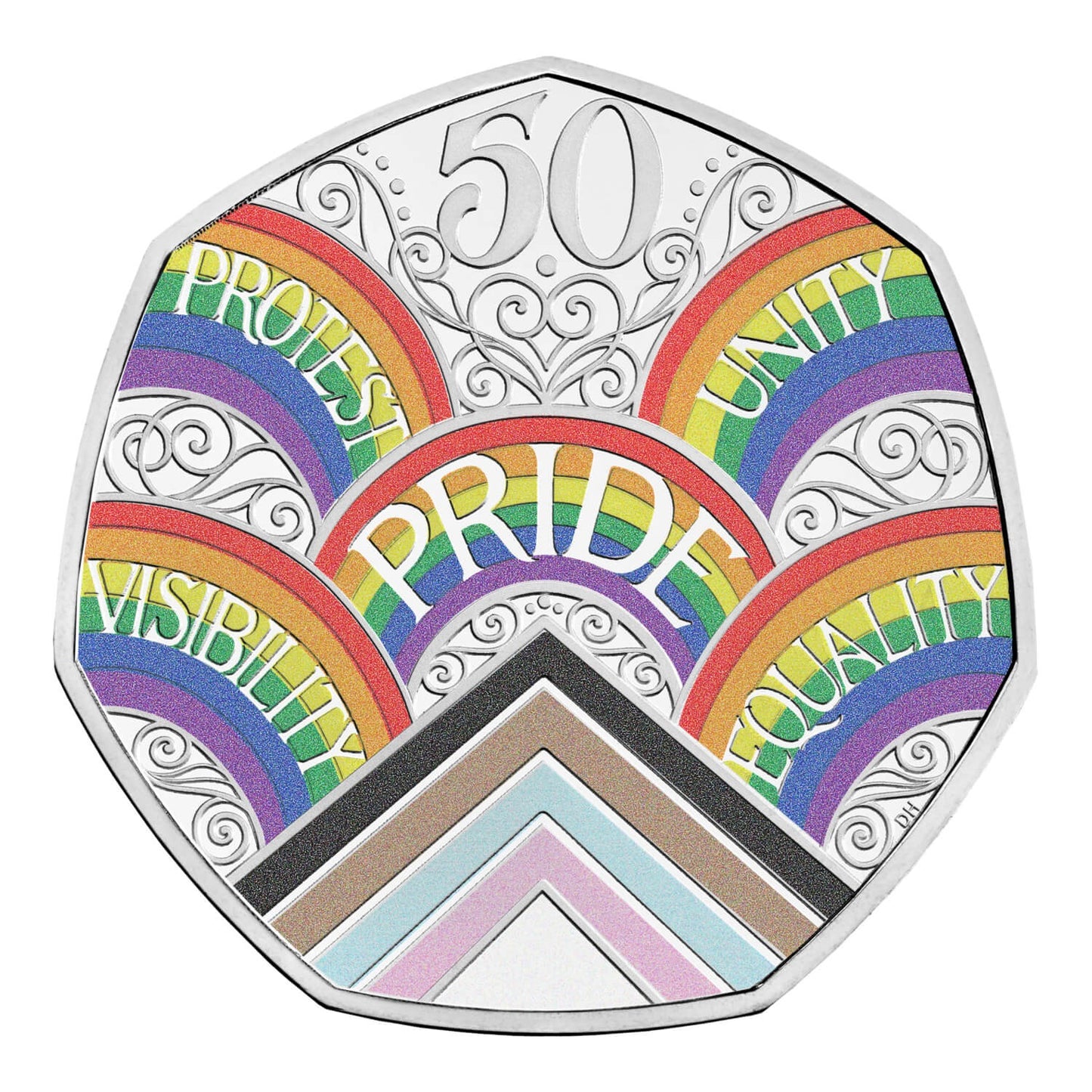 Commemorative 50 Years of Pride 50p Silver Proof Coin