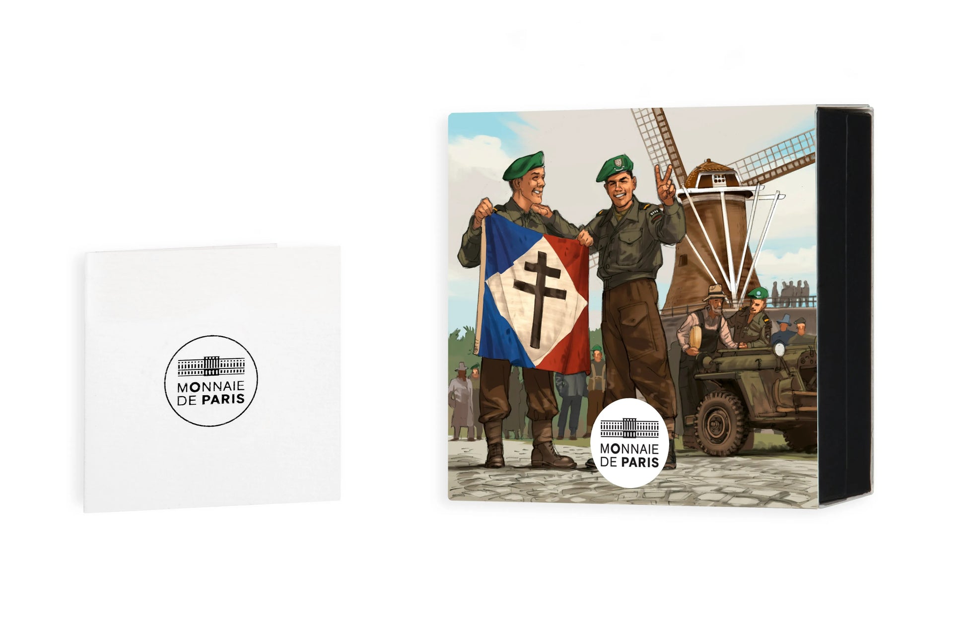 V‑E Day 80th Anniversary €10 Silver Coin – French Soldier-The Scoin Shop