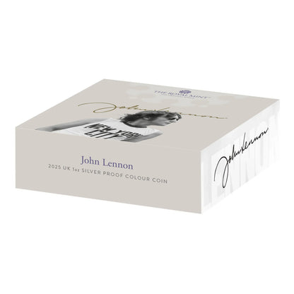 John Lennon 2025 UK 1oz Silver Proof Coin