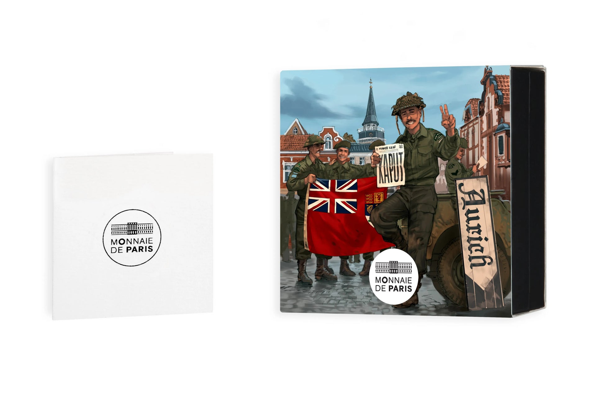 V‑E Day 80th Anniversary €10 Silver Coin – Canadian Soldier-The Scoin Shop