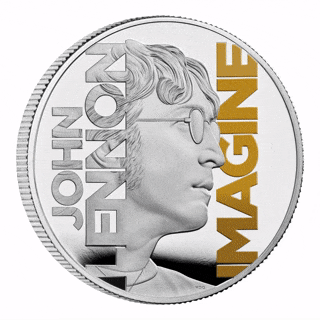 John Lennon 2025 UK 1oz Silver Proof Coin