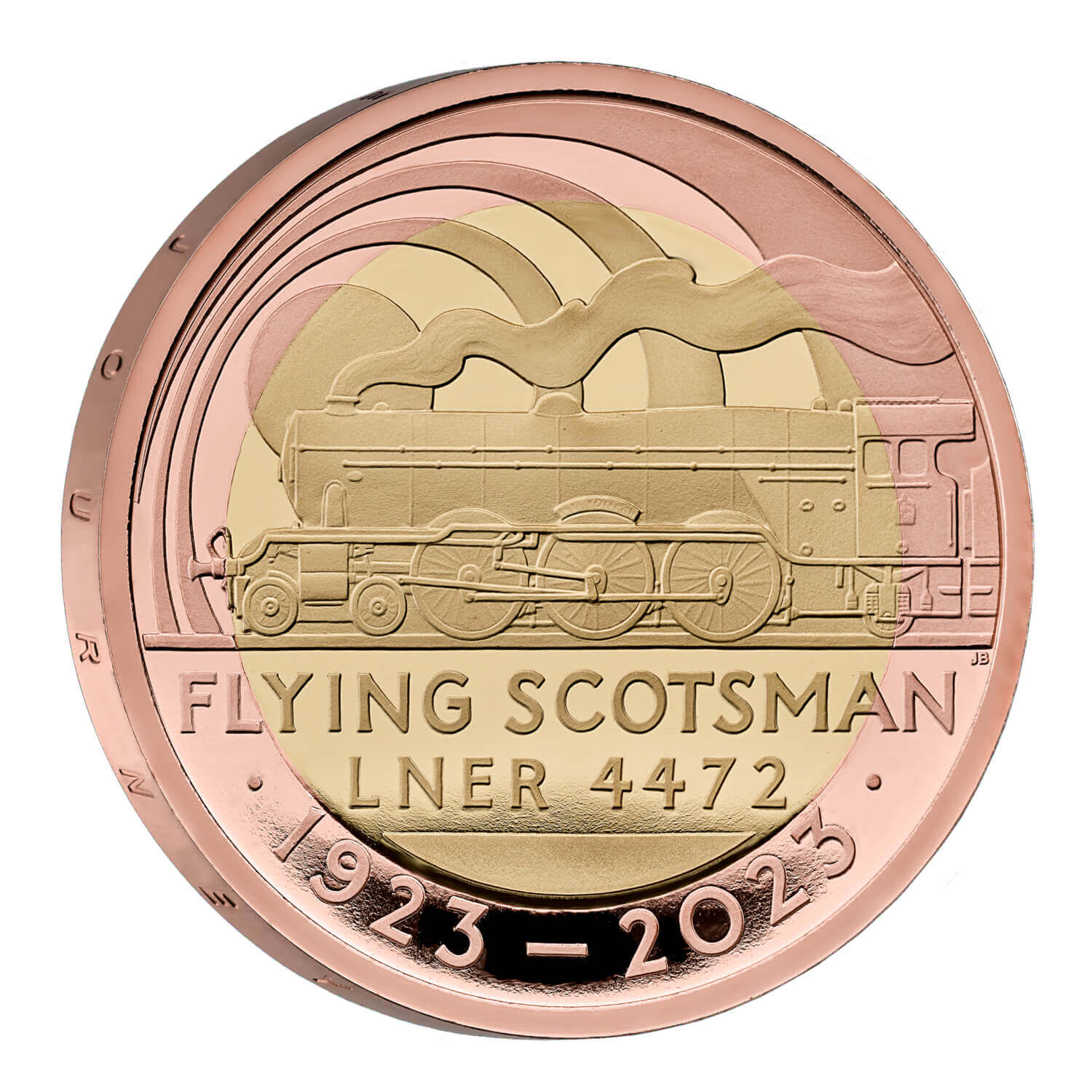 The Centenary of Flying Scotsman 2023 UK £2 Gold Proof Coin