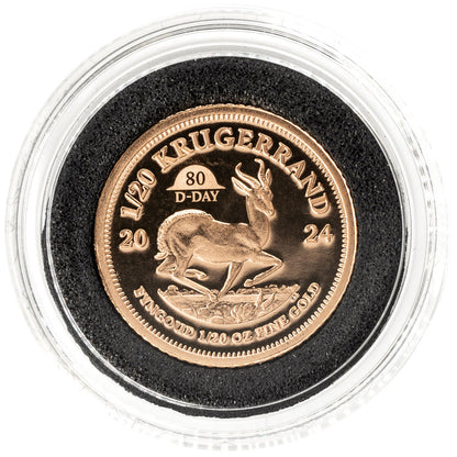 Krugerrand 80th Anniversary of D-Day Proof Privy Mark Fractional Set 2024