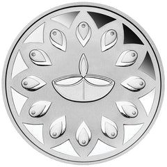 2020 Diwali Gilded 1oz Silver Medallion