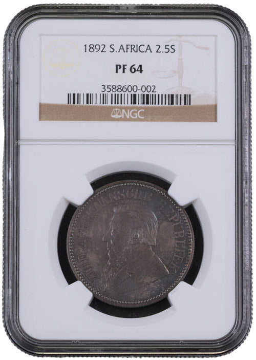 1892 Silver 6-Coin Proof Set – Including 1 Shilling, 2.5 Shilling, 2 Shilling, 3 Pence, 5 Shilling Double Shaft, and 6 Pence-The Scoin Shop