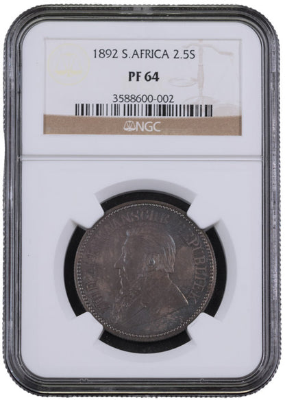 1892 Silver 6-Coin Proof Set – Including 1 Shilling, 2.5 Shilling, 2 Shilling, 3 Pence, 5 Shilling Double Shaft, and 6 Pence-The Scoin Shop