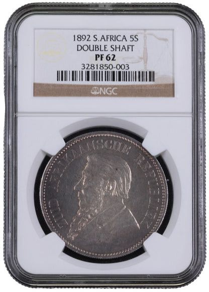 1892 Silver 6-Coin Proof Set – Including 1 Shilling, 2.5 Shilling, 2 Shilling, 3 Pence, 5 Shilling Double Shaft, and 6 Pence-The Scoin Shop