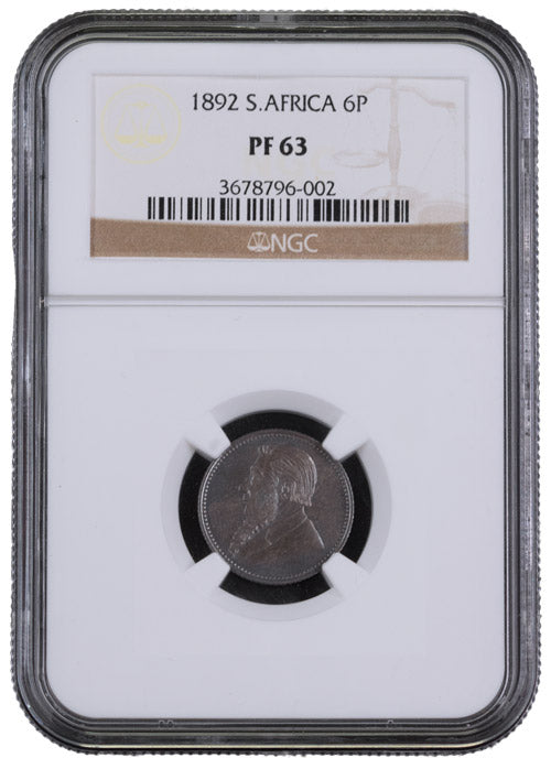 1892 Silver 6-Coin Proof Set – Including 1 Shilling, 2.5 Shilling, 2 Shilling, 3 Pence, 5 Shilling Double Shaft, and 6 Pence-The Scoin Shop