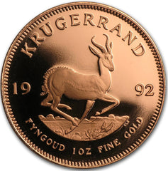 Krugerrand 1oz Proof 1992 – Extremely Scarce Mintage