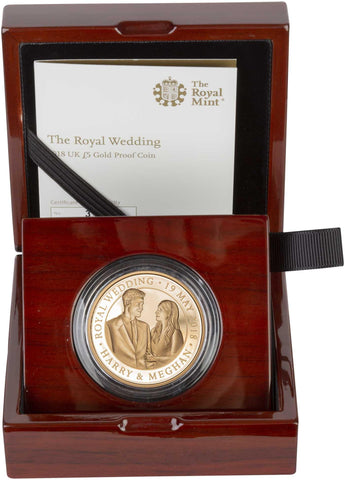 The Royal Wedding UK Gold Proof 2018 5 Pound