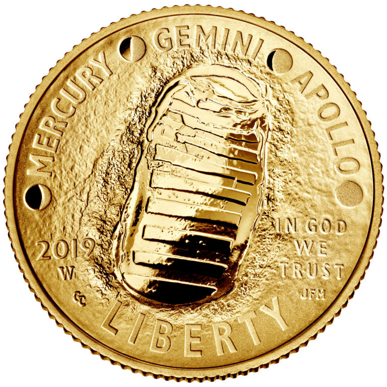 Apollo 11 50th Anniversary Commemorative 1/4oz Gold