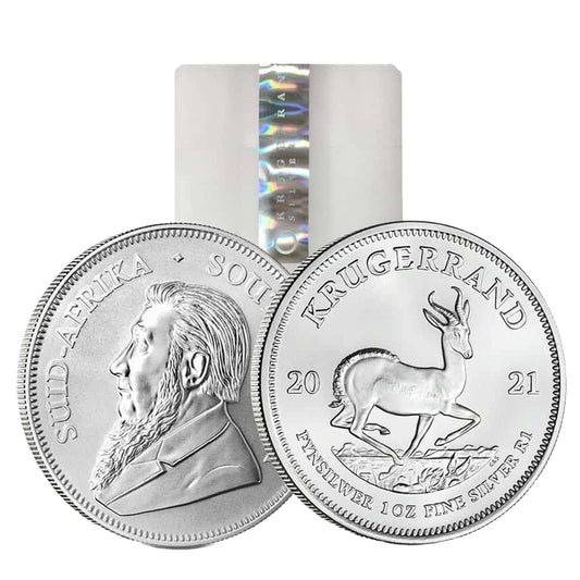 Krugerrand 1oz Silver Bundle of 100