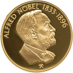 Alfred Nobel 1 oz Gold Medallion