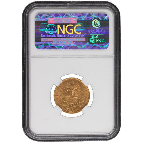 1893 1 Pond MS62 – NGC Certified South African Gold Coin
