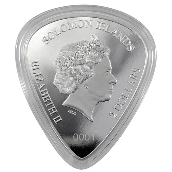 Fender® Silver 1oz Guitar Pick 2021