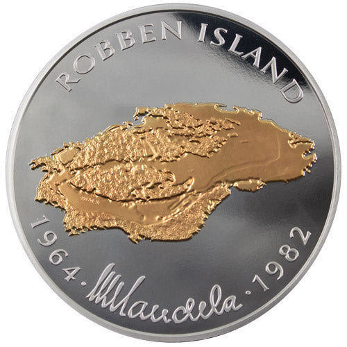 Mandela Robben Island 1 Kilo Silver Coin
