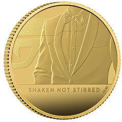 James Bond "Shaken not Stirred" 1oz Gold