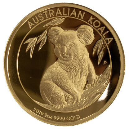 Australian Koala 2019 2oz Gold Proof Coin-The Scoin Shop
