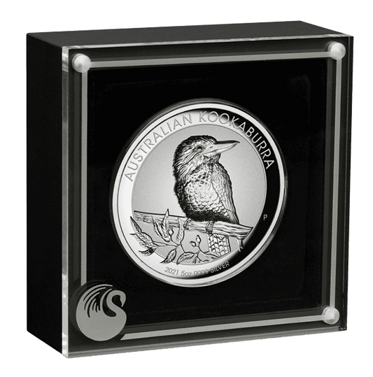 Australian kookaburra 5oz Silver Incused 2021