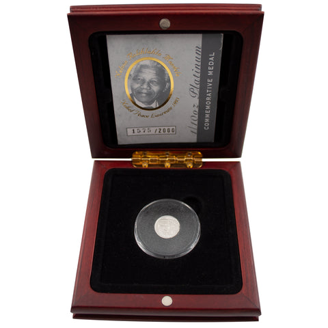 Mandela 1/10oz Platinum 90th Birthday