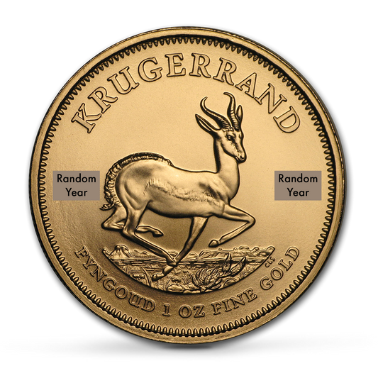 Buy 1 oz Krugerrand Bullion Coins at Best Prices from the The Scoin Shop