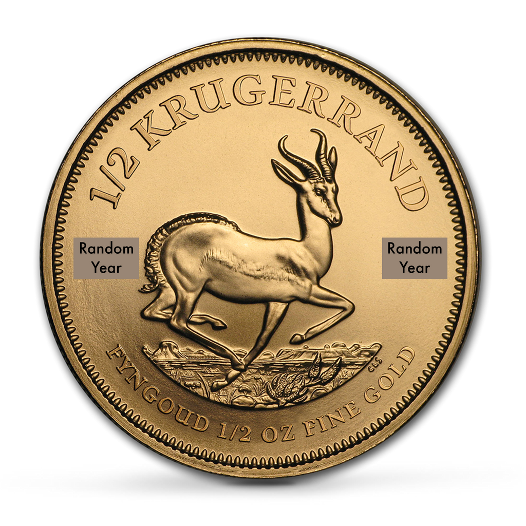 Buy 1/2 oz Krugerrand Bullion Coins at Best Prices | The Scoin Shop