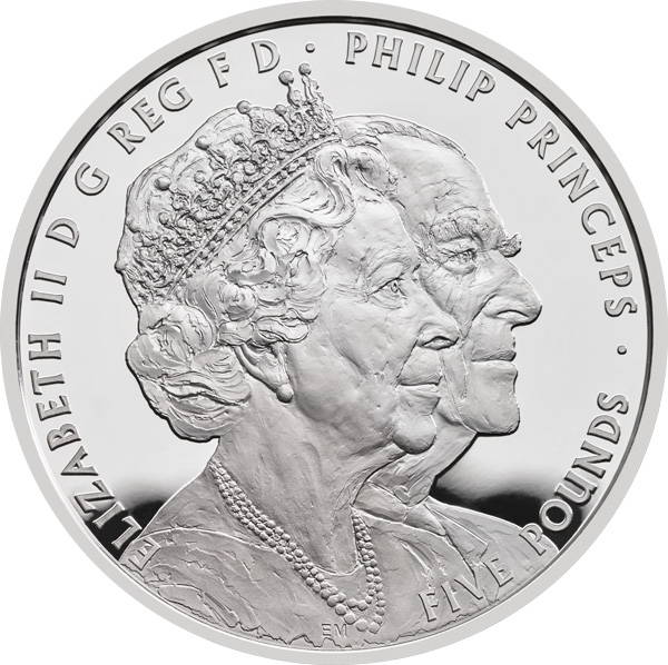 The Queen 70th Anniversary - 1/4 oz PT Coin