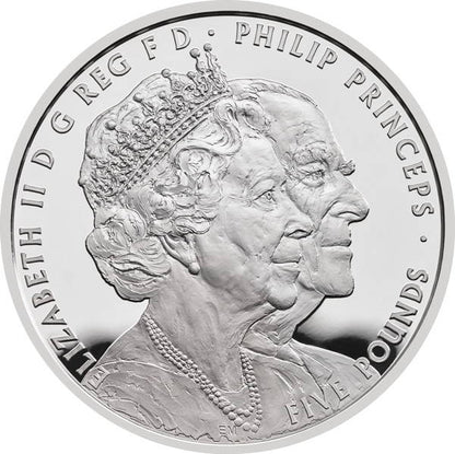 The Queen 70th Anniversary - 1/4 oz PT Coin