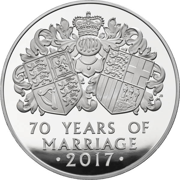 The Queen 70th Anniversary - 1/4 oz PT Coin