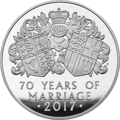 The Queen 70th Anniversary - 1/4 oz PT Coin
