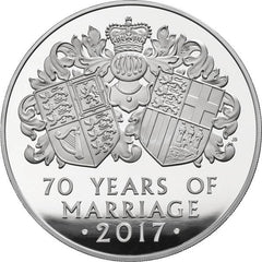 The Queen 70th Anniversary - 1/4 oz Platinum coin