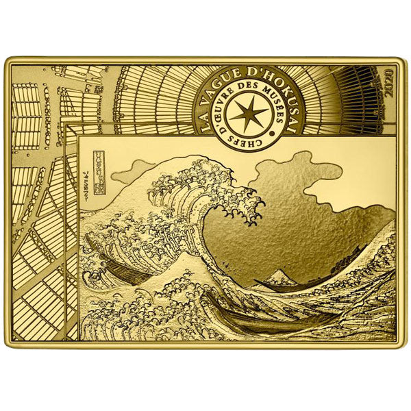 The Wave - Katsushika Hokusai - 1/4 oz Gold Proof Coin