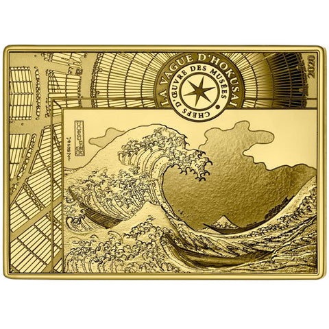 The Wave - Katsushika Hokusai - 1/4 oz Gold Proof Coin