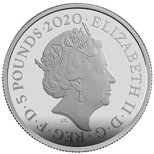 2020 James Bond Pay Attention 2oz Silver Coin