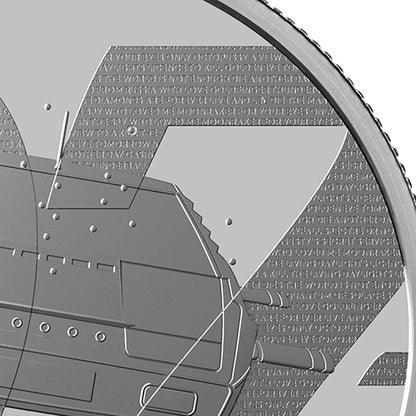 2020 James Bond Pay Attention 2oz Silver Coin