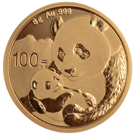 2019 Panda 1/4oz BU Coin