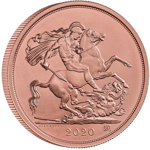 2020 Five-Sovereign Piece Brilliant Uncirculated Gold Coin
