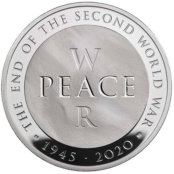End of the World War II 2020 UK 5oz Silver Proof Coin