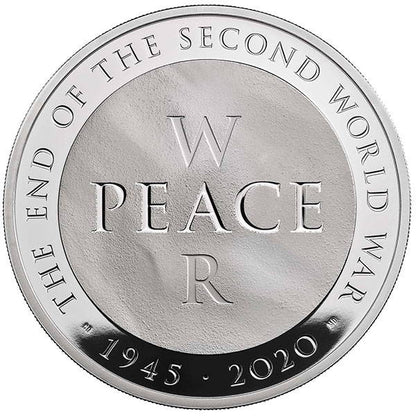 End of the World War II 2020 UK 5oz Silver Proof Coin