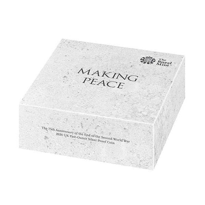 End of the World War II 2020 UK 5oz Silver Proof Coin